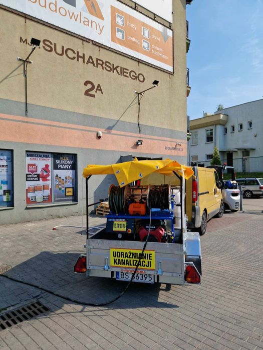 Pogotowie hydrauliczne przepychnie rur udraznianie kanalizacji Wuko