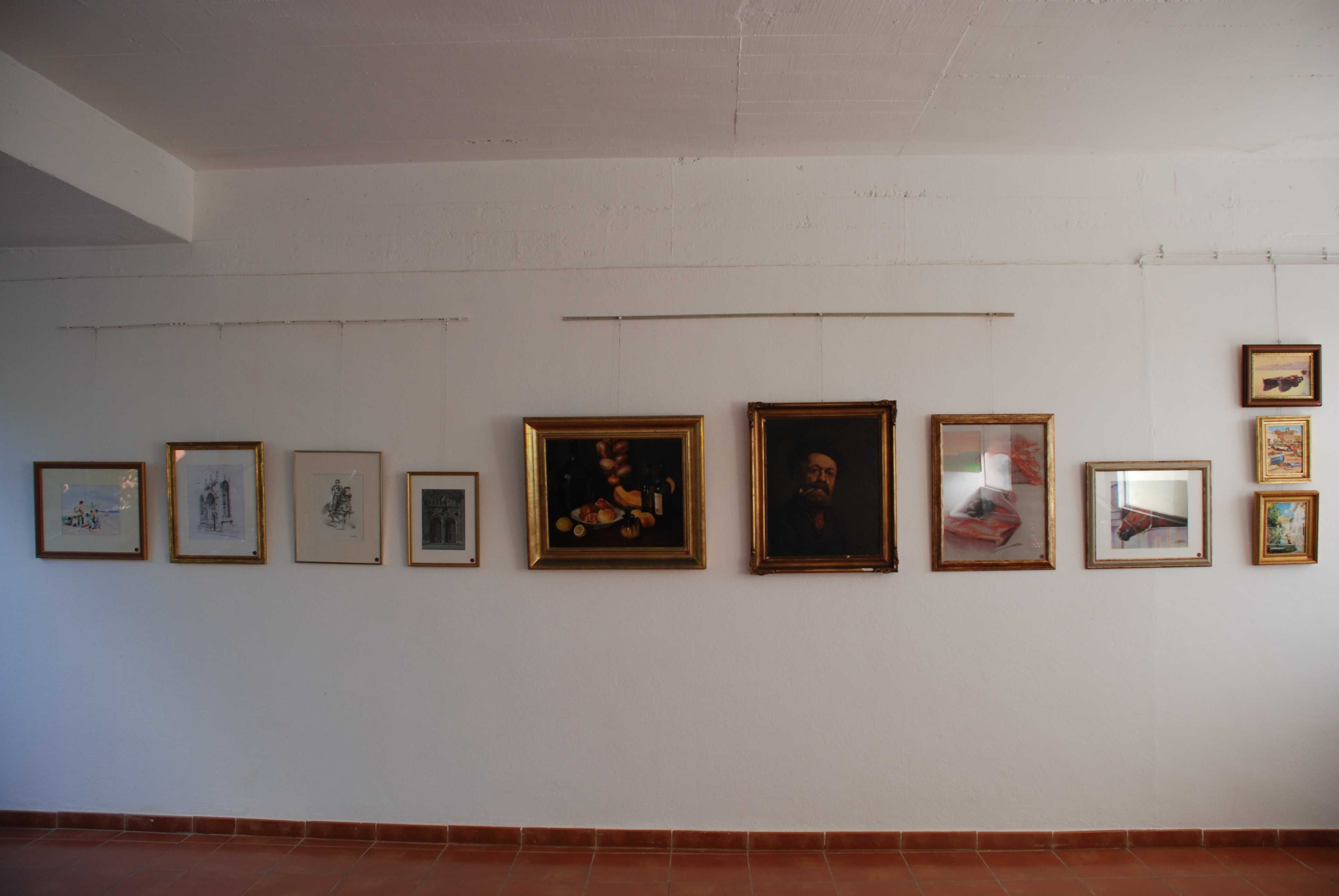 Quadros - aguarela, carvão, pastel e óleo - originais Jorge Silva