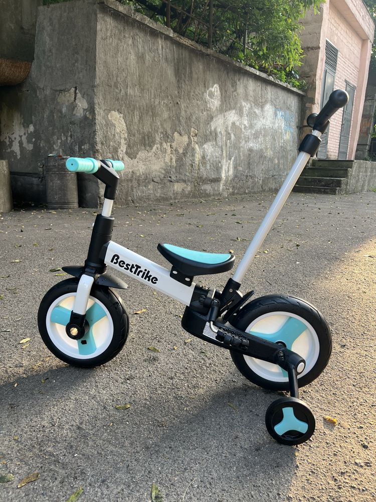 Дитячий велосипед-трансформер 3в1 Best Trike зі знімними педалями