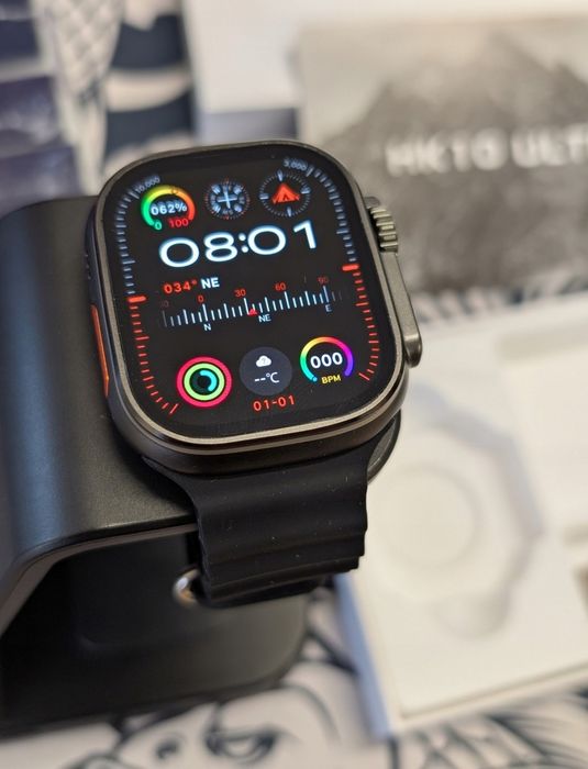 Smartwatch HK9 ULTRA 2 MAX czarna koperta