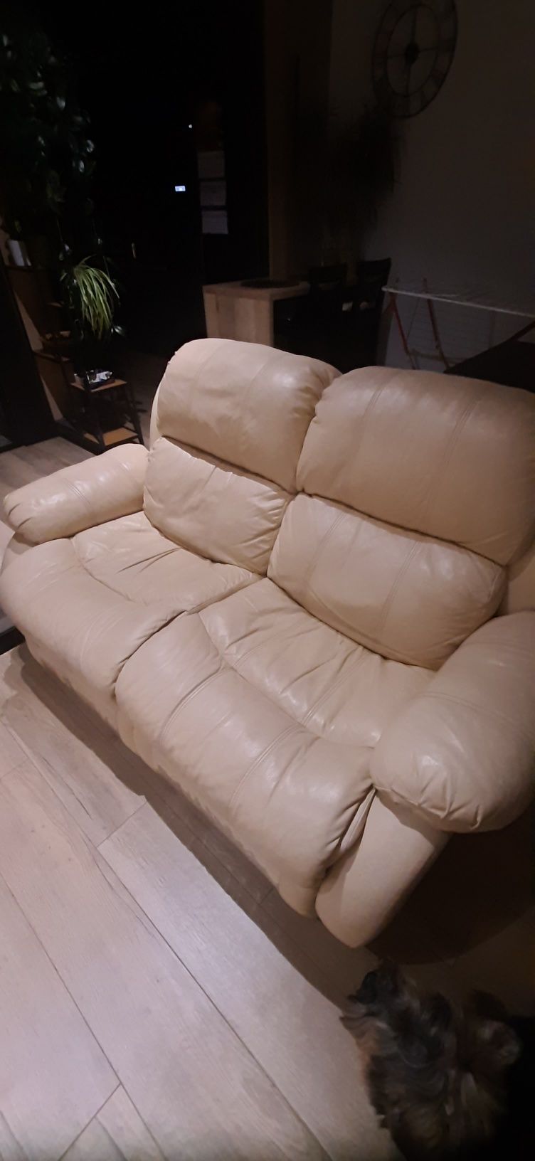 Kanapa Sofa 2 osobowa skórzana z funkcją relaks