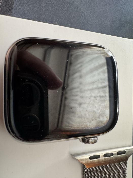 Apple Watch Series 7 45mm Stainless Steel, Milanese loop