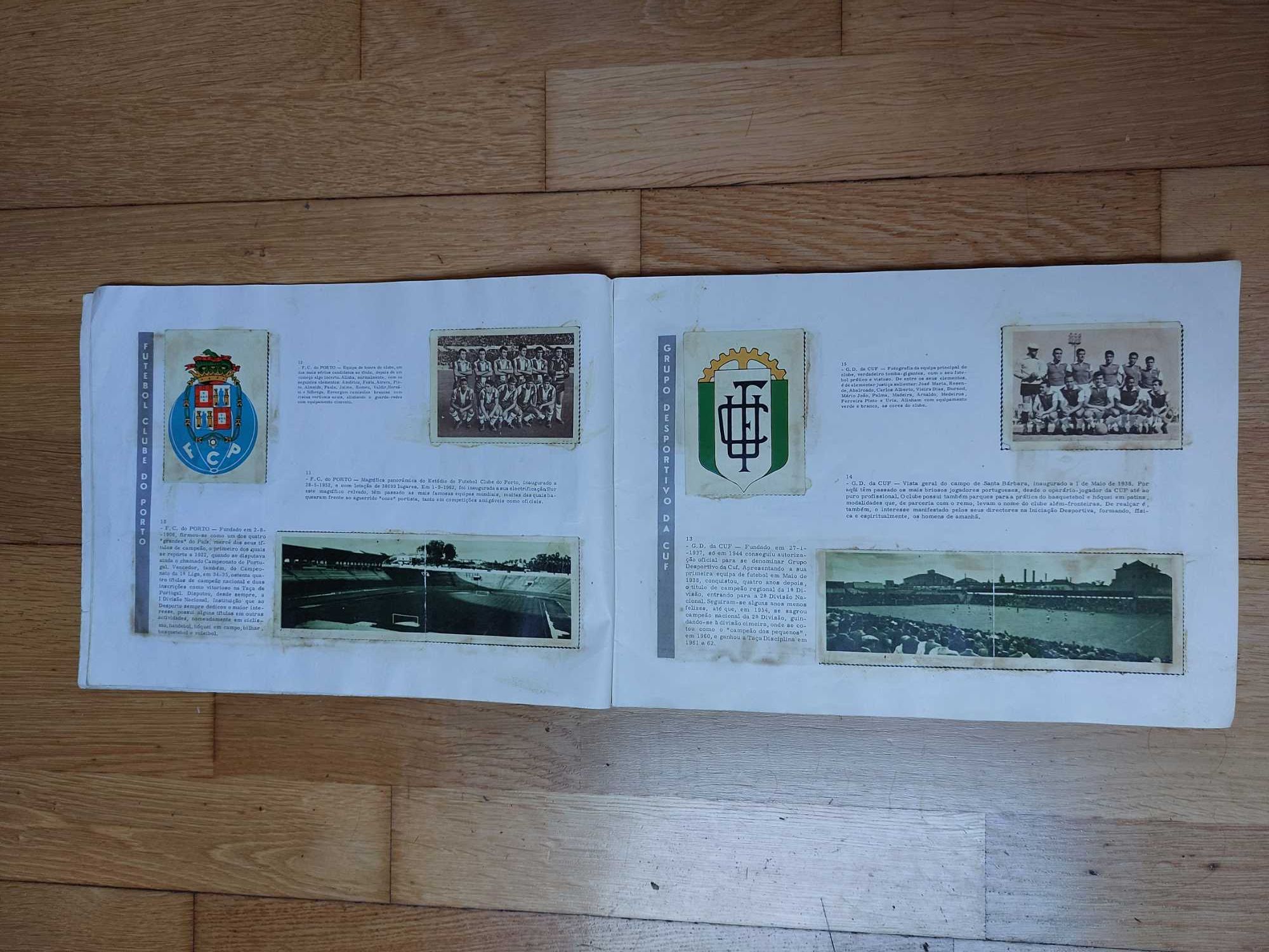 Caderneta de cromos "Clubes da 1ª e 2ª divisões 1963/1964 - Completa