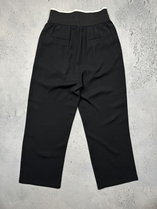 Luksusowe Spodnie Celine Z Szeroką Gumą z Logo