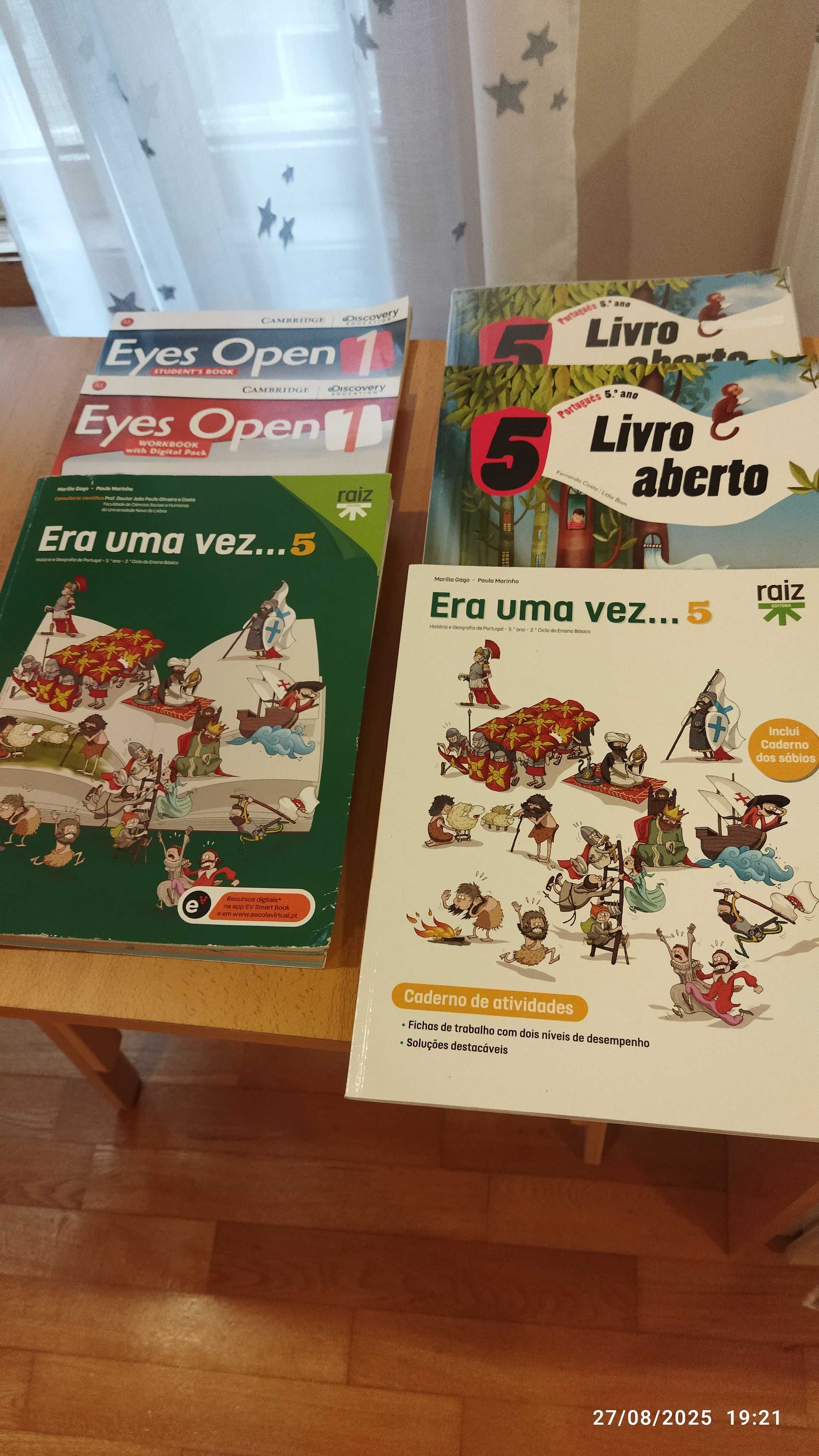 Manuais 5° ano como novos