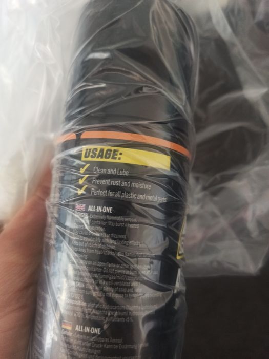 All in one spray wielozadaniowy olej A9 warsztat garaż moto cross