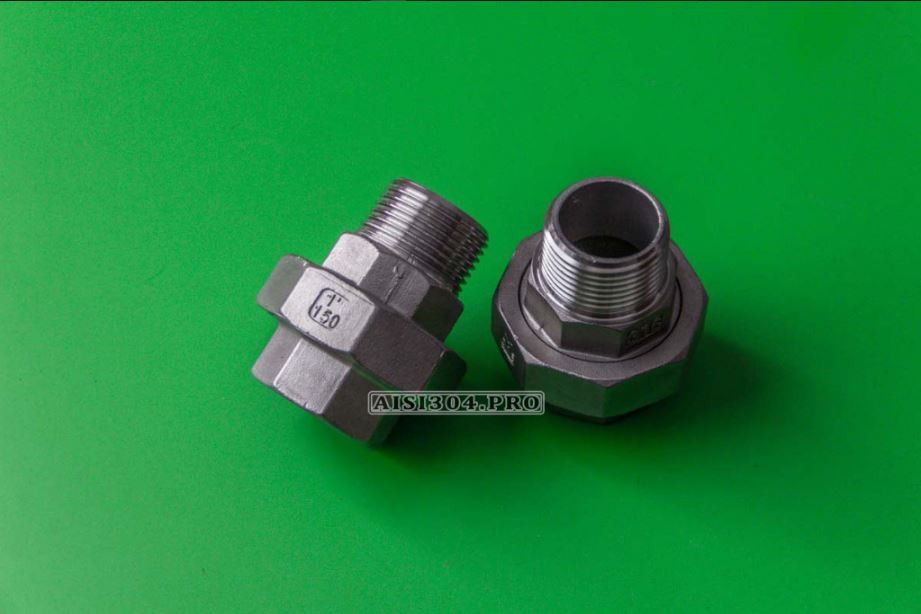 Американка нержавіюча з зовнішньою різьбою Ду 15 (1/2") | TRiNOX