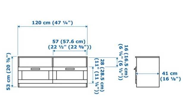 Móvel TV, preto, 120x41x53 cm