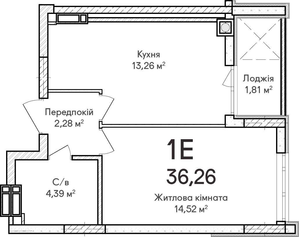 Продається 1к квартира 38,1м² з штукатуркою та котлом.ЄОселя!