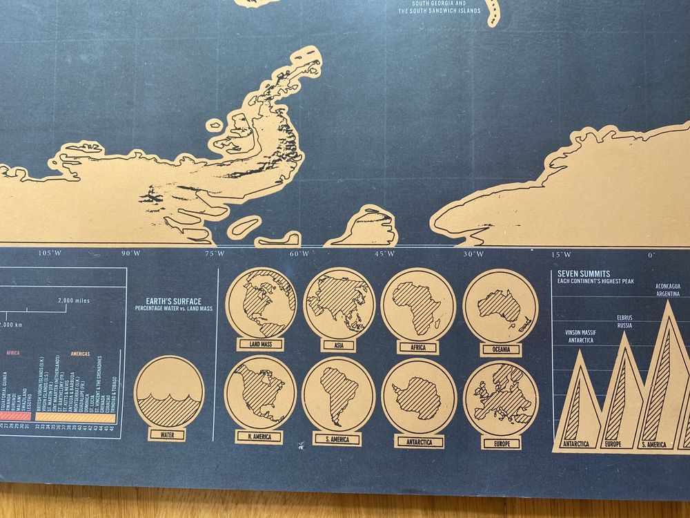 Mapa mundo raspadinha