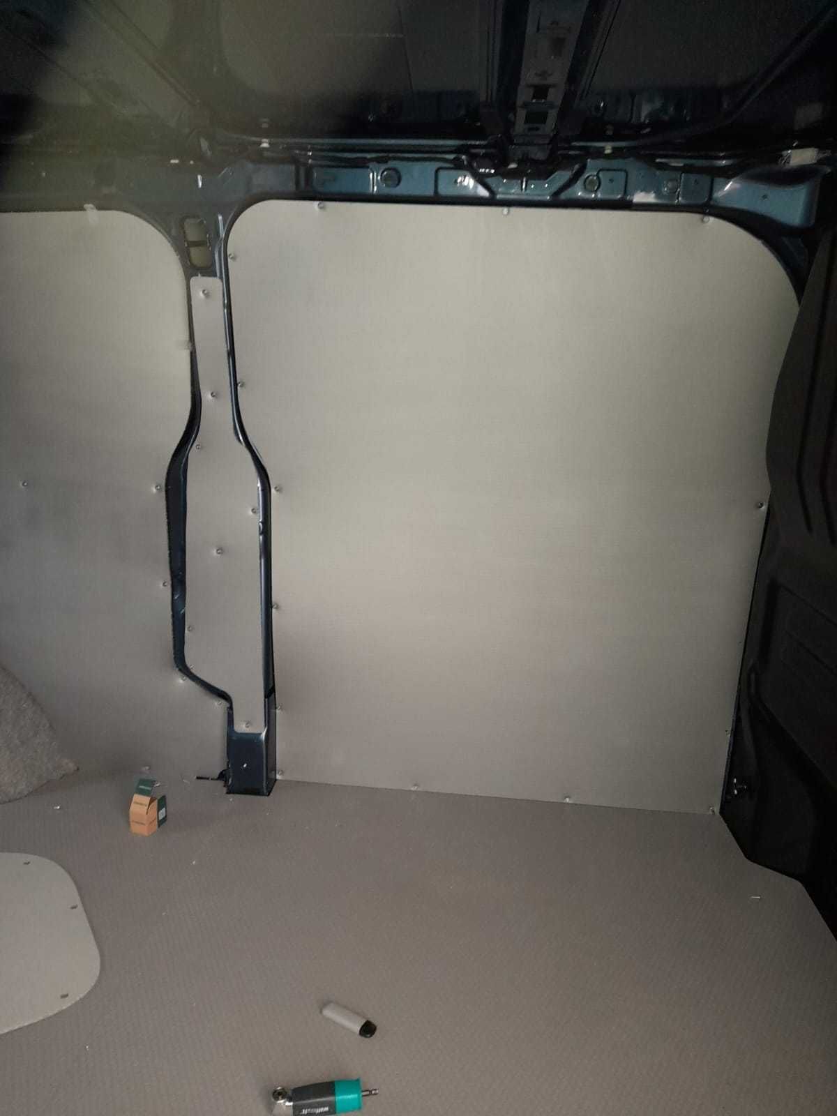 Zabudowa paki Ford Custom, CUSTOM II, VW T7 sklejka, podłoga boki