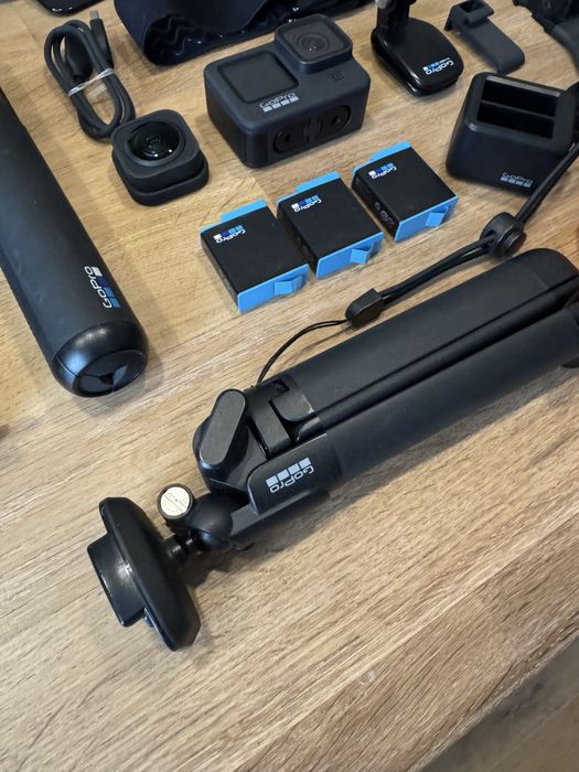 Kamera gopro hero 9 black - ogromny zestaw, prawie nówka
