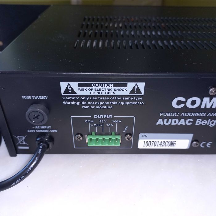 Amplificadores sonorização 120w e 60w