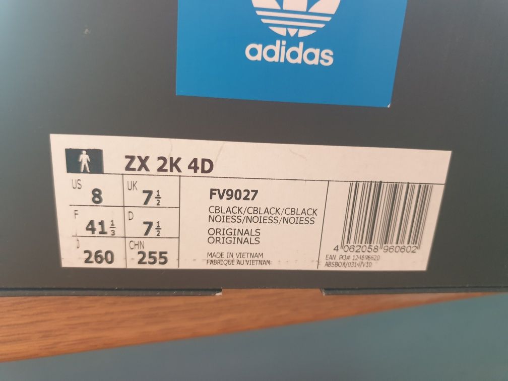 Adidas zx 2k 4d czarne