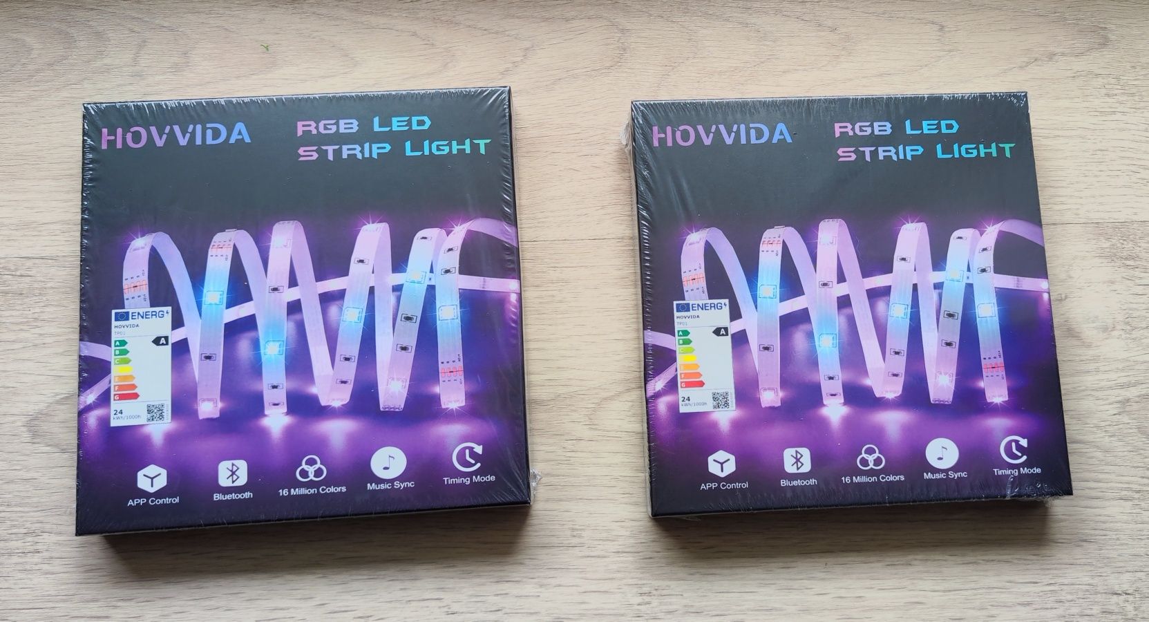 Luz Tira / Fita LED RGB 15 ou 20 metros / comando + Bluetooth - NOVAS