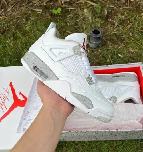 Buty meskie Mokasyny Jordan_4_Retro_WhiteOreo R.44.5