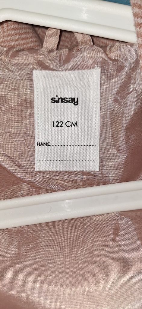 Пальто Sinsay для дівчинки 122см