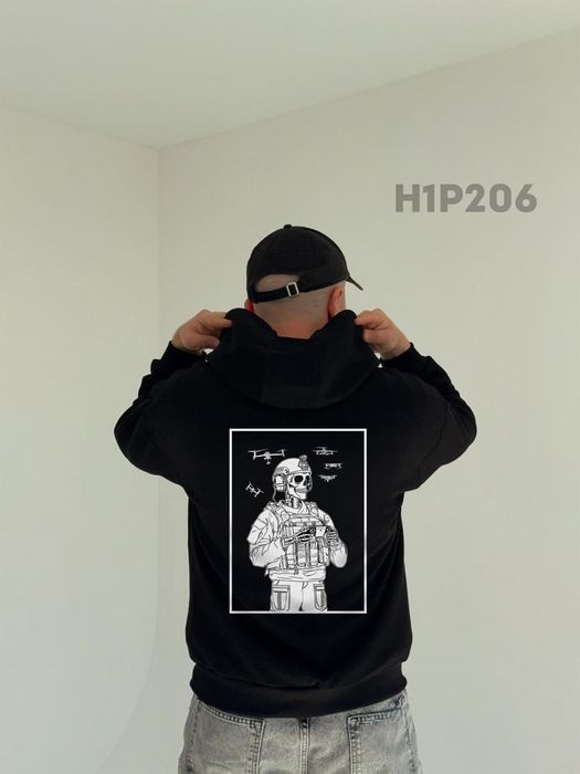 Худи ЗСУ патриот, чоловіча зіпка із черепами, толстовка S-XXl