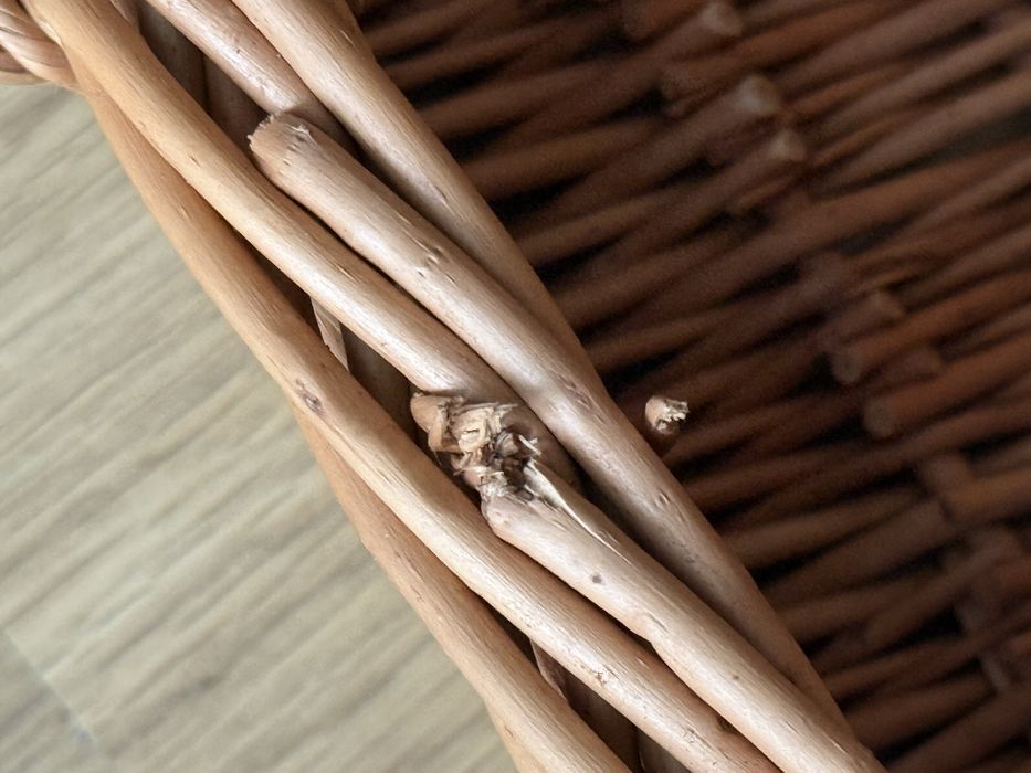 Kosz wiklinowy prostokatny