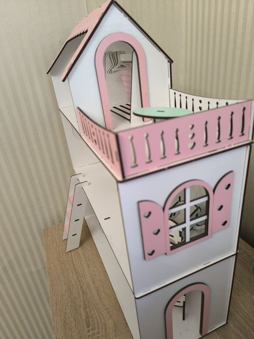 Будинок для ляльок лол 3d з меблями