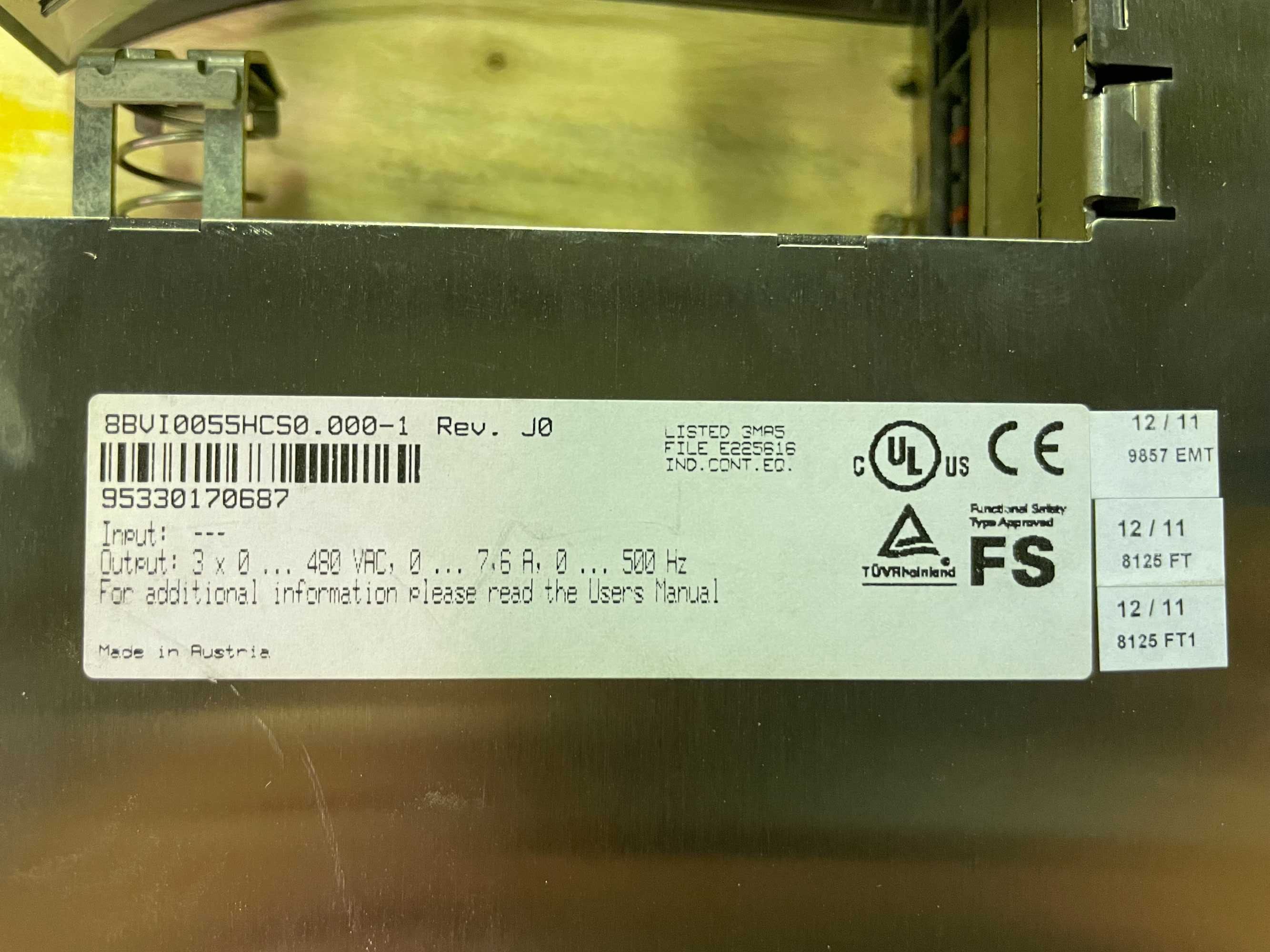 Serwozasilacz B&R Acopos multi 10055S 8BVI0055HCS0.000