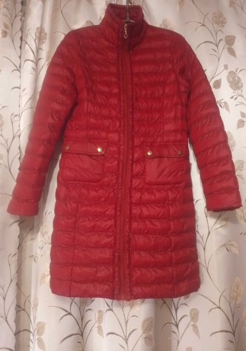 Куртка стьобана подовжена пальто плащик весна осінь