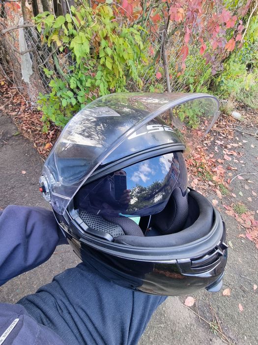 LS2 ff370 шолом модуляр L чорний