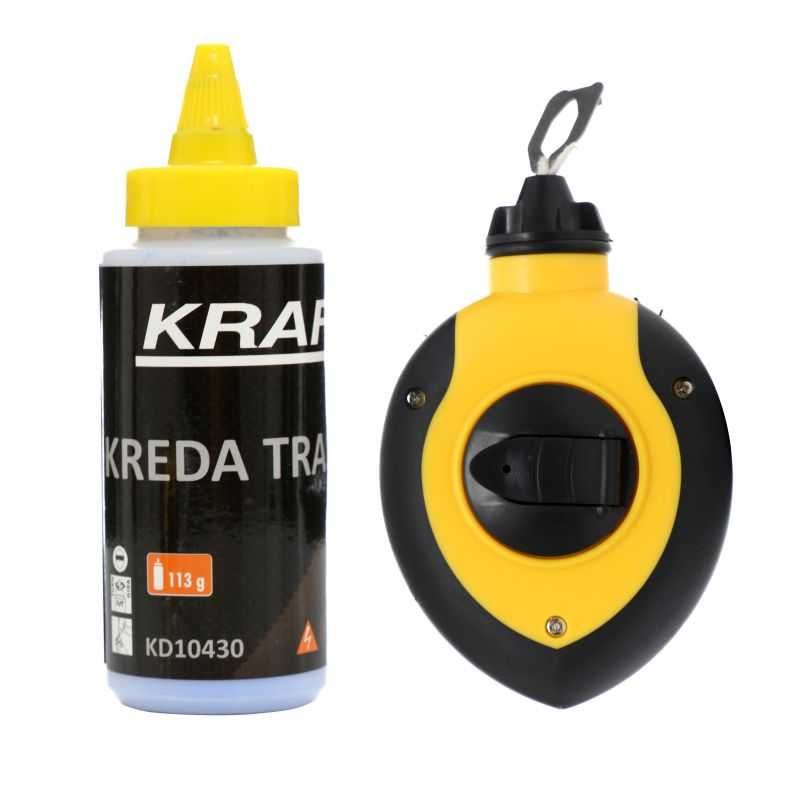Sznur Traserski z pojemnikiem kredy 113g kreda traserska