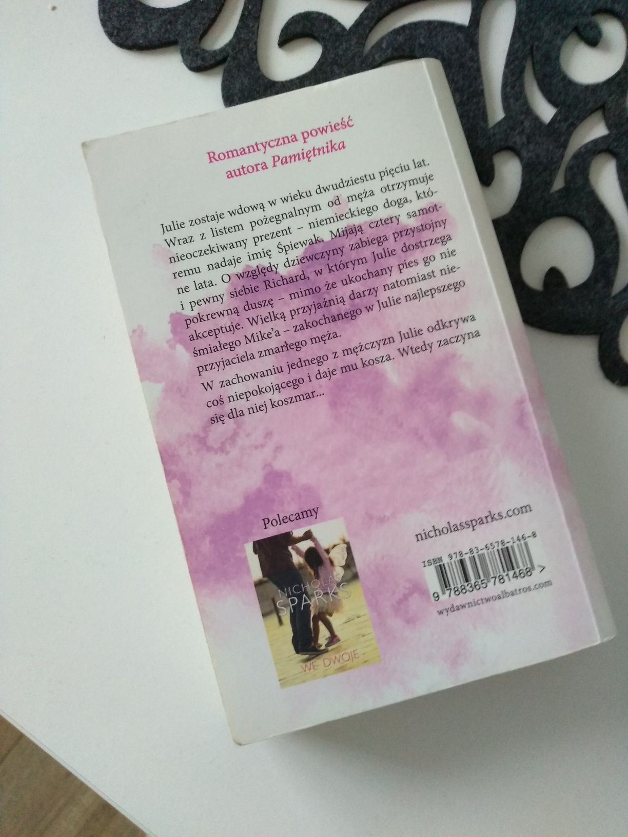 Nicholas Sparks Anioł Stróż książka