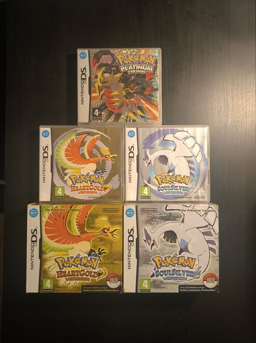 Jogos Pokémon - Platinum Heart Gold Soul Silver