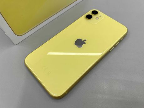JAK NOWY Apple iPhone 11 64GB Żółty bat.87% Teletorium Auchan Wałbrzyc