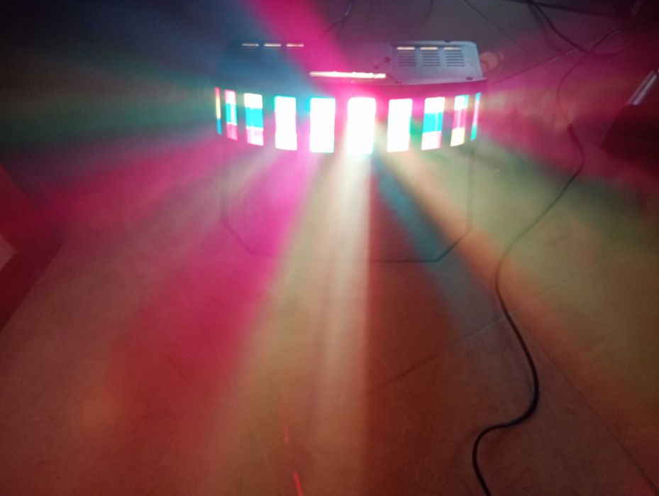 2 Sistemas Luz/Iluminação Eventos (Lâmpada e LED) + Máquina de Fumo