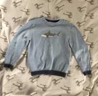 Sweterek chłopięcy ( 104 ) + t-shirt ( 104 )