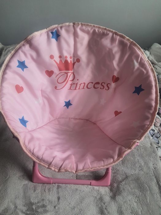Składany Fotel Księżycowy dla Dziewczynki Princess