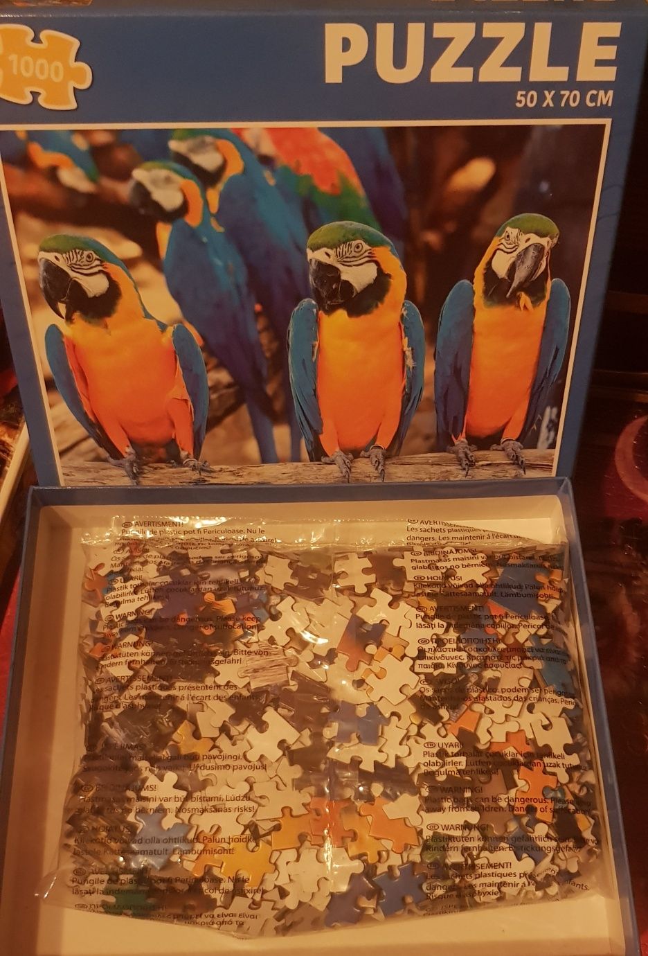 Puzzle Papugi 1000 elementów