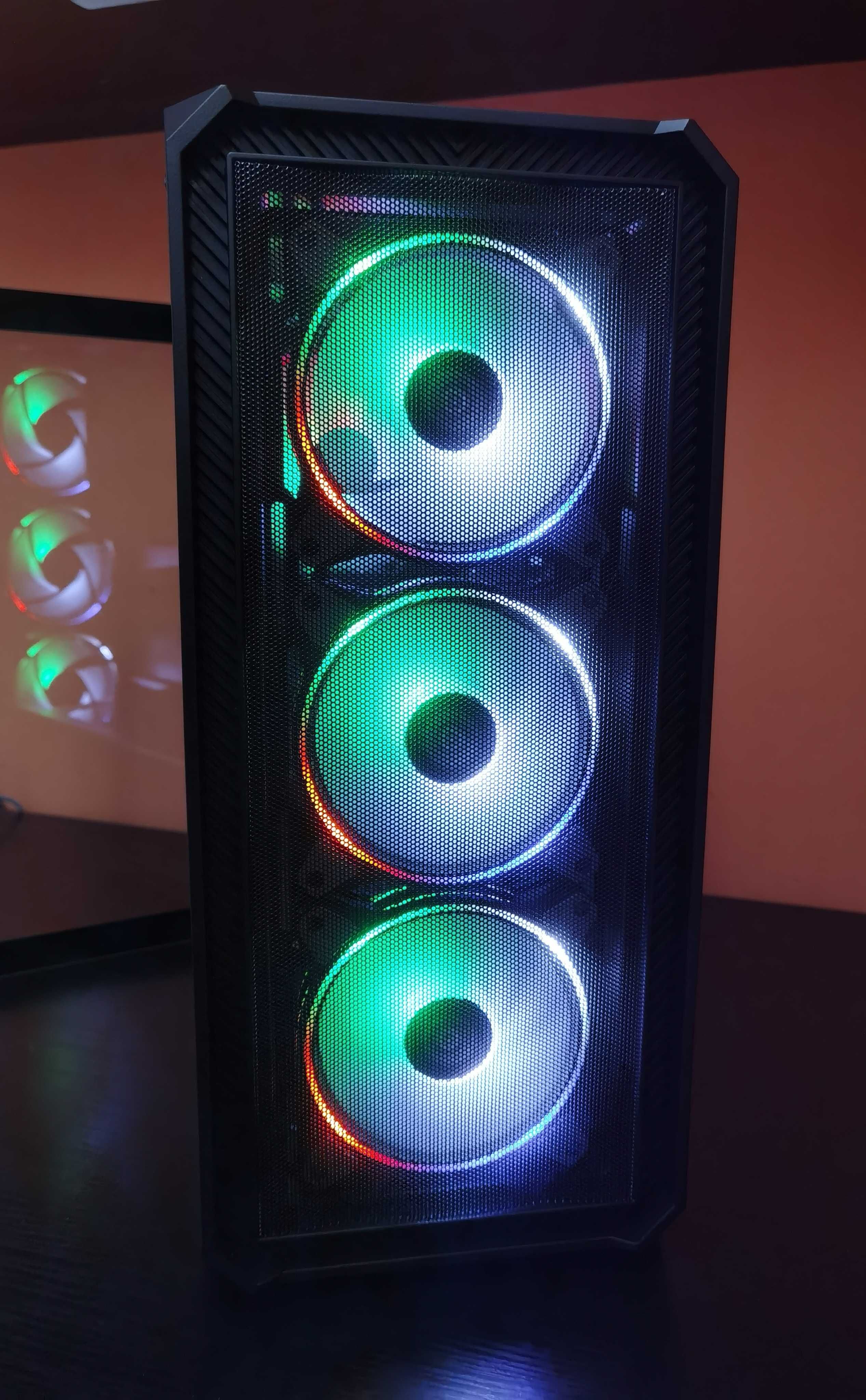 Ryzen 5 5600X, RTX 5060, 32GB RAM, 1TB SSD + HDD Komputer do gier RGB