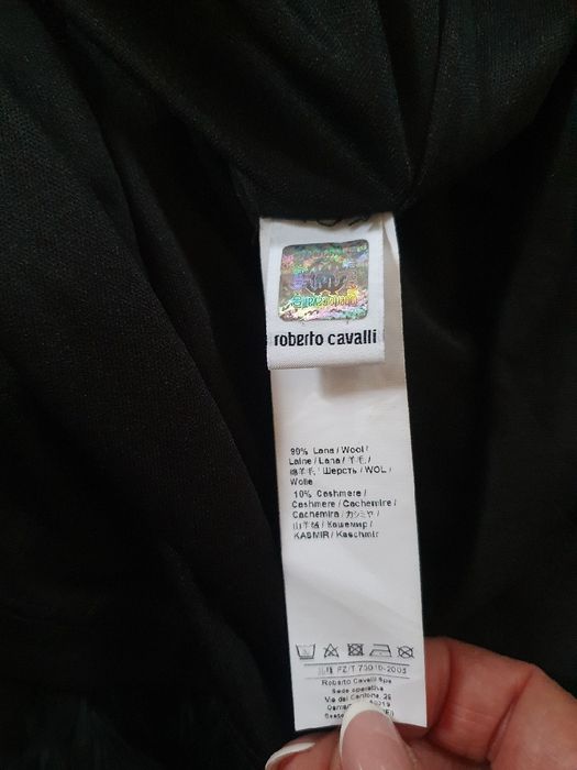 Sukienka Robero Cavalli z cekinami ,frędzlami, piórami