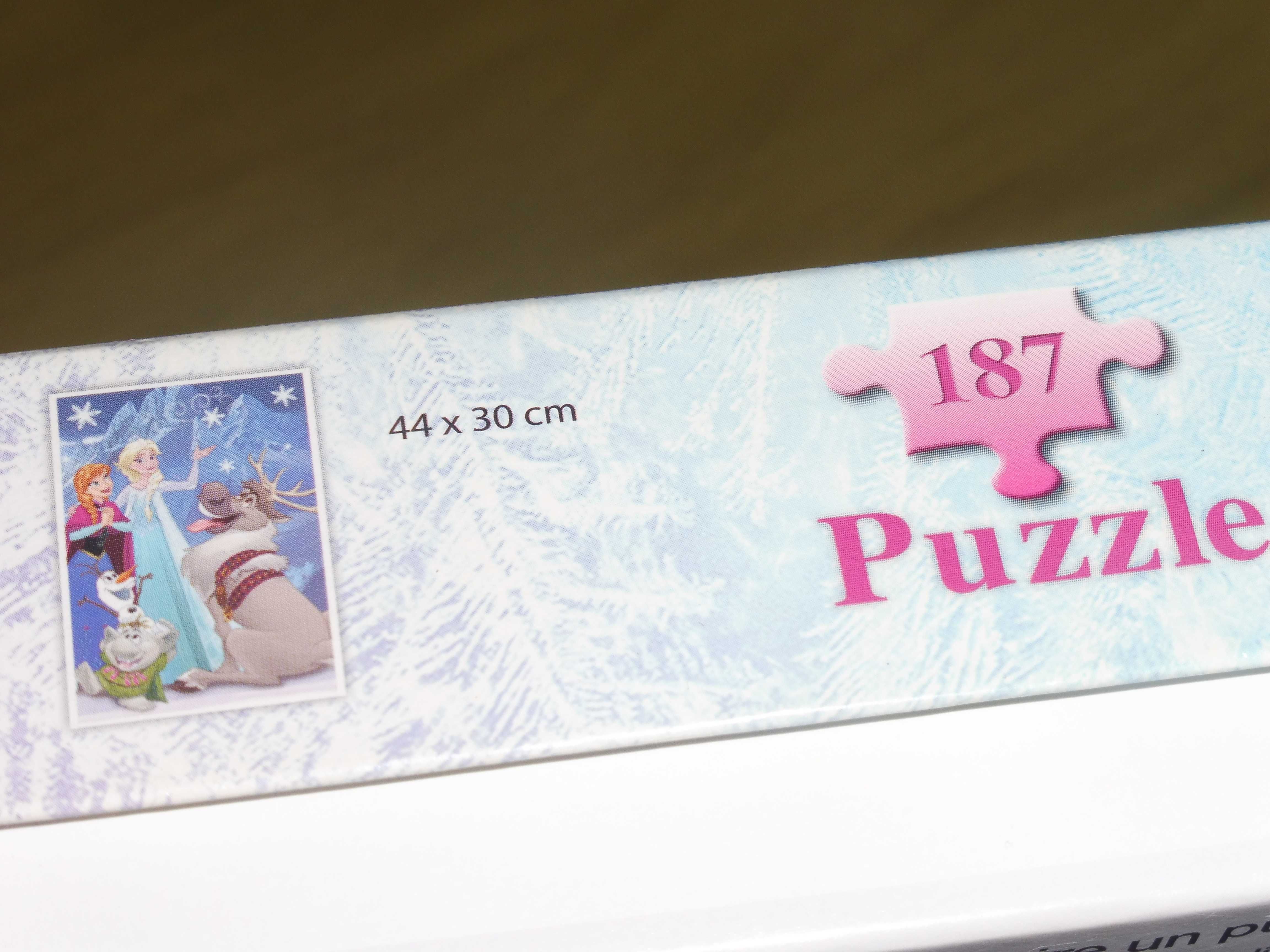 Puzzle Frozen Kraina lodu Elsa Anna Olaf Trol Sven wiek 7+ 187 elem.