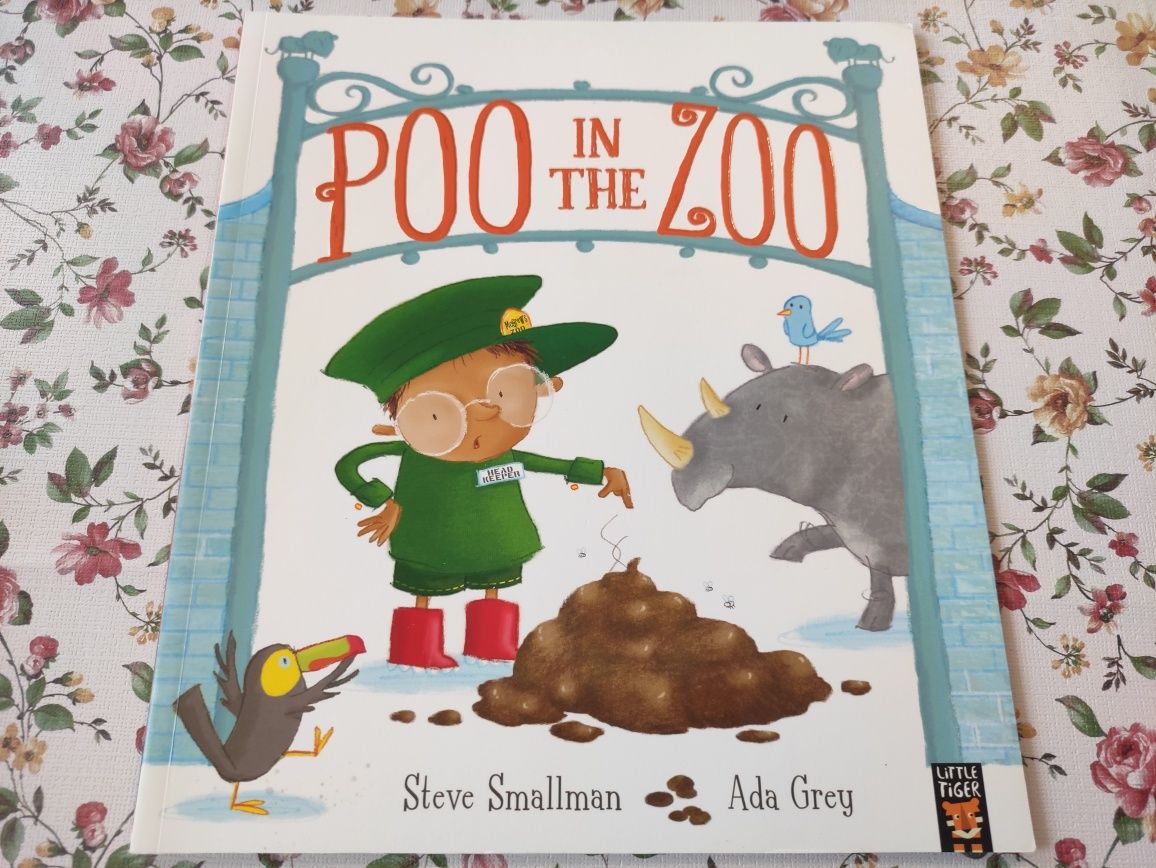 Książka dla dzieci Poo in the Zoo Little Tiger po angielsku