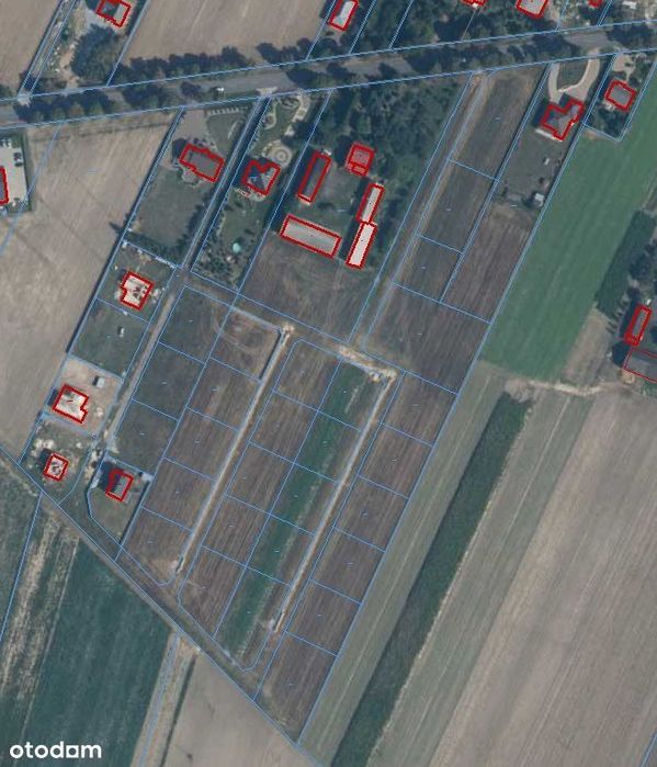 Działki budowlane 790-2300 m.kw. Błaszki Smaszków