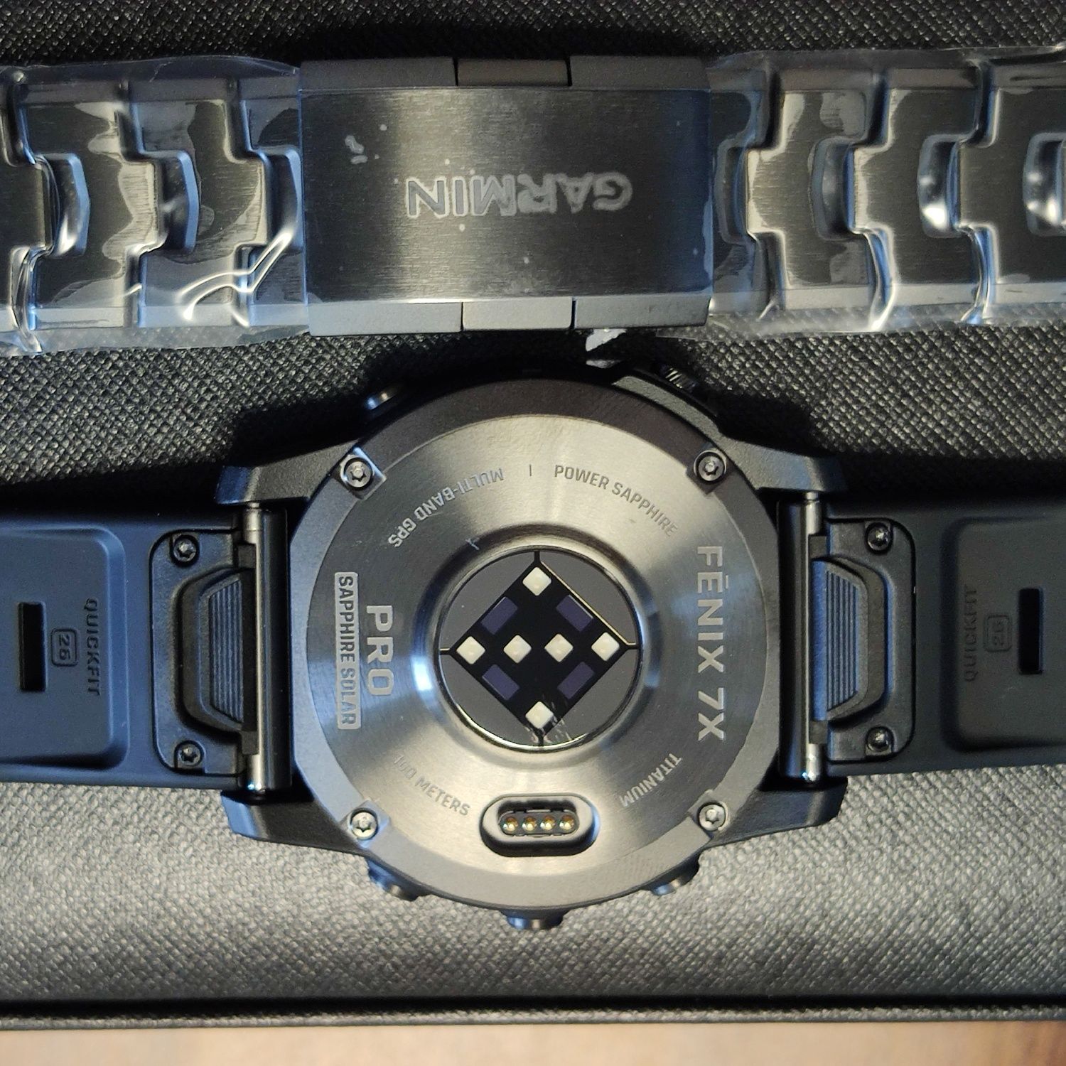 Garmin fenix 7X Pro Sapphire Solar Titan Bracelet 010-02778-30