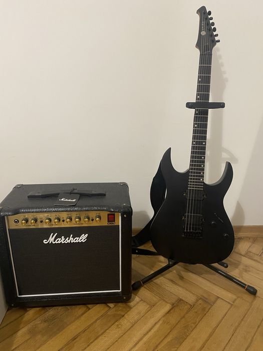 Zestaw gitarowy - Spira S-400 MBK+ Marshall DSL5CR+ efekty i accesoria