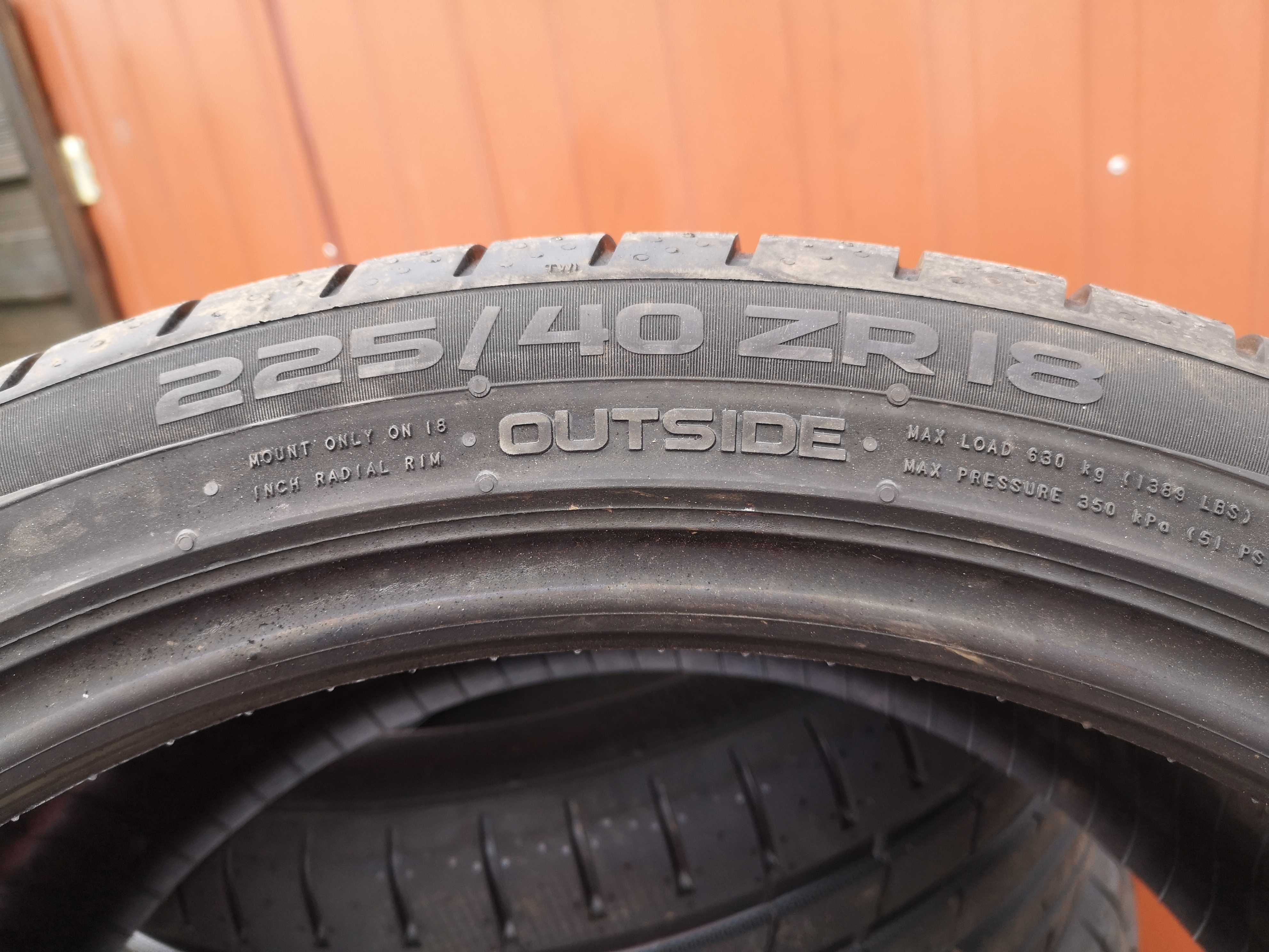225/40 R18 92Y - Nokian PowerProof - 2021 rok - (20 sztuk)