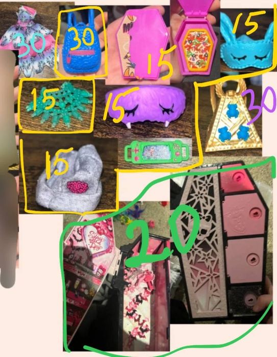 Лот ляльок з монстер хай