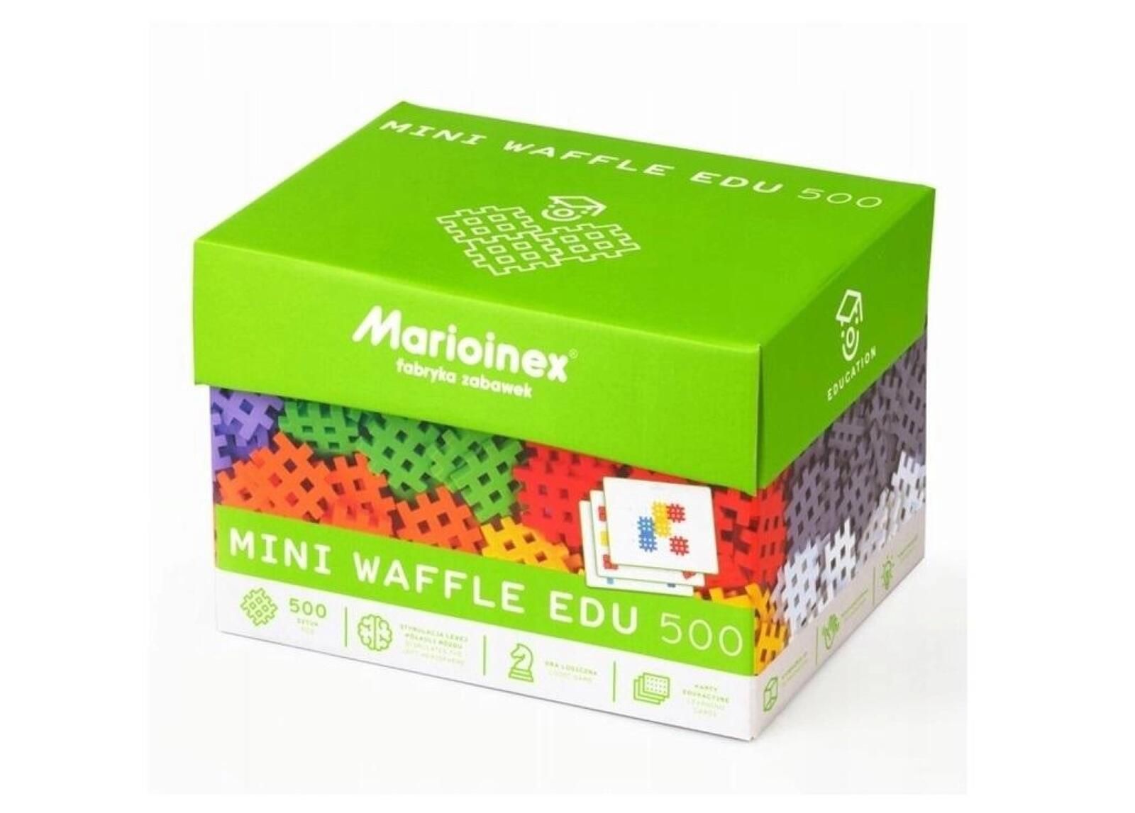 Mini waffle 500 elementów Edukacja pudełko,262x198 mm