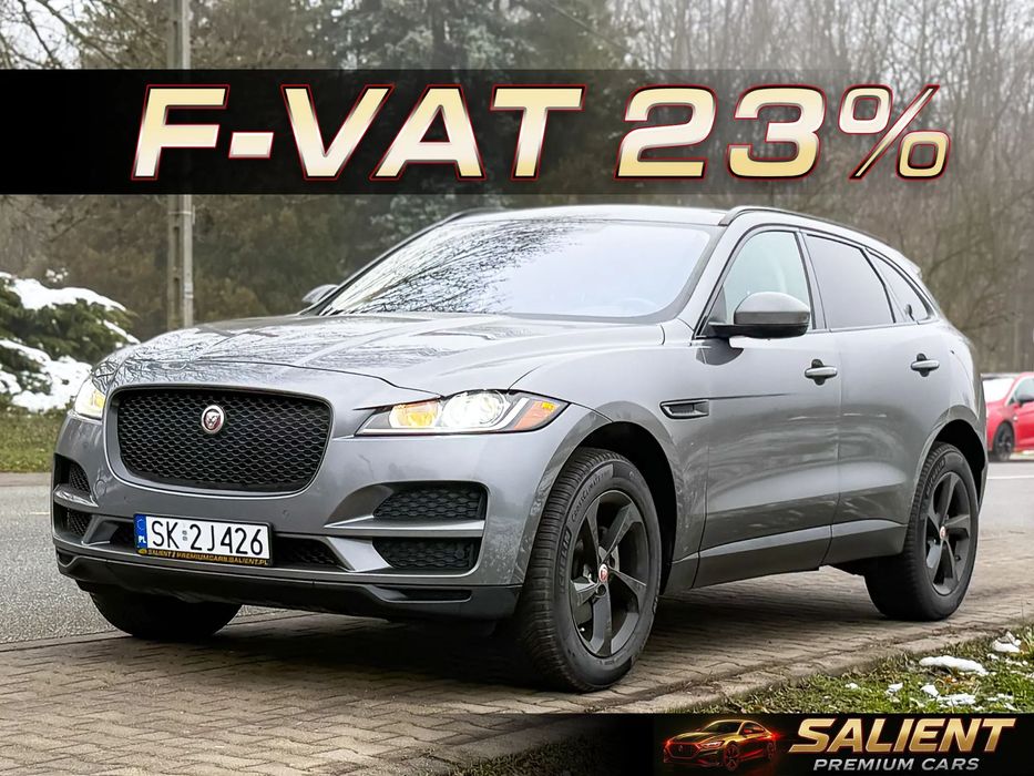 Jaguar F-Pace Zadbany, bezkolizyjny, bogate wyposażenie, FVAT 23% (80.500 netto)!