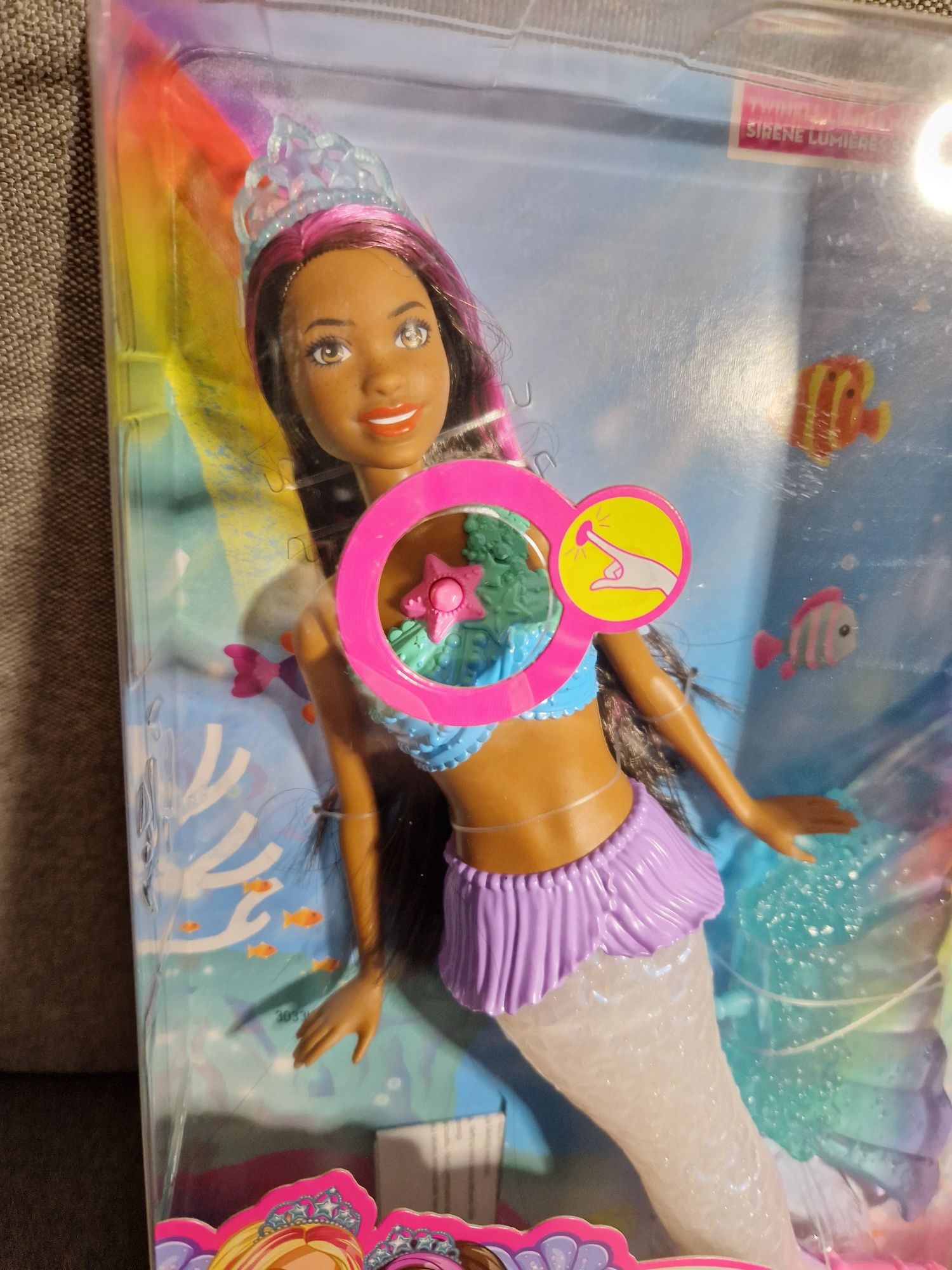 Лялька barbie dreamtopia русалка сяючий хвостик барбі