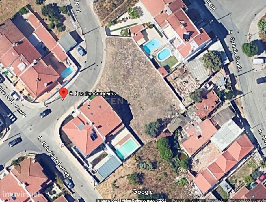 Magnifico terreno urbano 399m2 Feijo, Almada