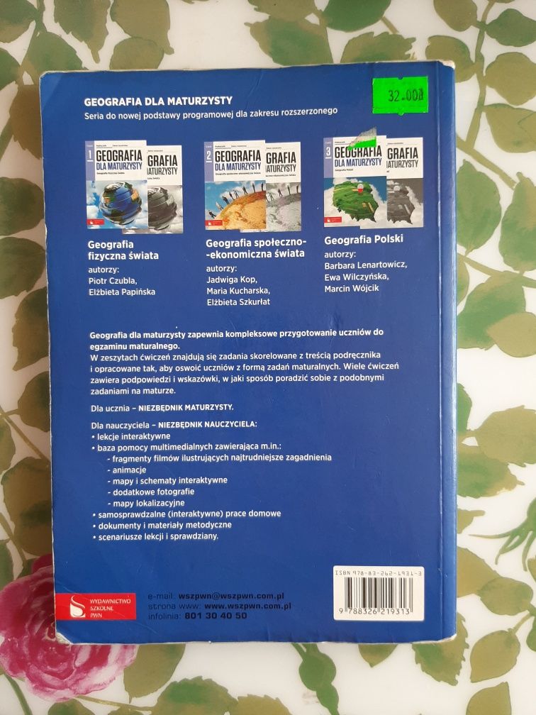 Podręcznik Geografia dla maturzysty część 1 Zakres rozszerzony