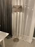 Lampa stojąca chrom